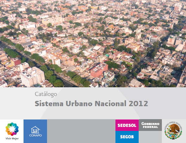 Catálogo Sistema Urbano Nacional 2012