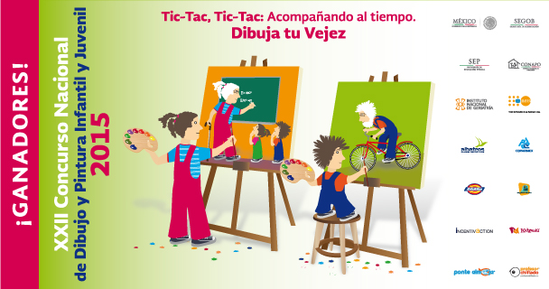 XXII Concurso Nacional de Dibujo y Pintura Infantil y Juvenil 2015. Tic-Tac, Tic-Tac: Acompañando al tiempo. Dibuja tu Vejez.