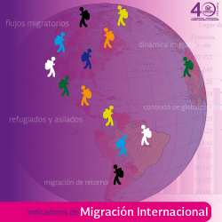 Indicadores Migración Internacional